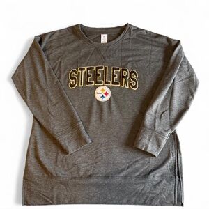 Gray Steelers Women's Shirt